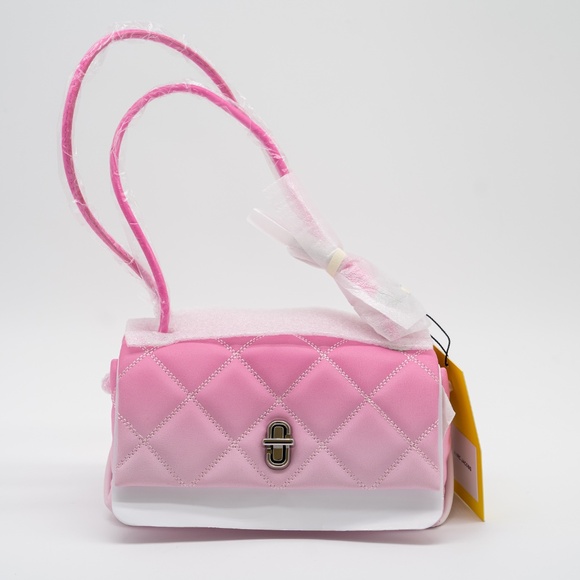 Marc Jacobs Mini Shoulder Bag Dual Pink Ombre Leather - Picture 3 of 10